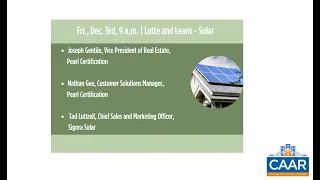 Latte and Learn - Solar 12.3.21