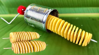 DIY Spiral Potato Cutter: Create Amazing Spiral Potatoes with Our Spring Potato Machine