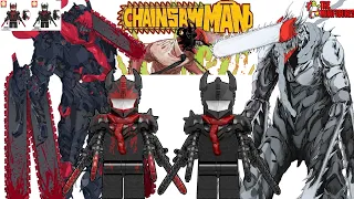 Lego Chainsaw Man Demon Minifigures Compatible Lego Chainsaw Man by WM Block WM2565 | WM2565-A