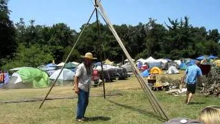 Eustace Conway Teepee Floydfest X