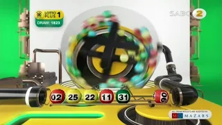 Lotto, Lotto Plus 1 And Lotto Plus 2 Draw 1823 (16 June 2018)