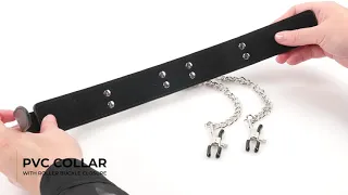 Collar with Nipple Clamps by Sportsheets - SS44520