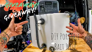 How to BUILD the Ultimate DIY Portable Live Bait Well !!