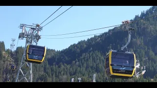 Nebelhornbahn Bergfahrt ab Mittelstation 4K