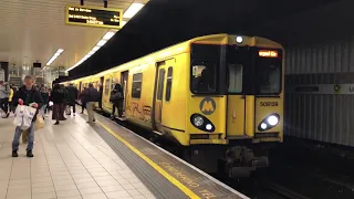 Trains at Liverpool Central - Wirral Line/Northern Line - 30/5/19