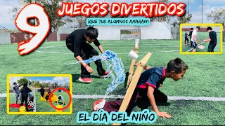 9 JUEGOS DIVERTIDOS PARA FESTEJAR EL DIA DE NIÑO EDUCACION FSICA Diversions for the Day of the Child