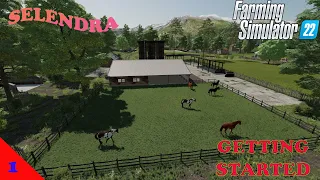 Selendra Ep 1     Just horsing around on this one     Farm Sim 22