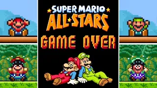 Super Mario All-Stars GAME OVER Screens||4K