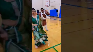 #Couple Garba #GarbaInUSA #Navratri #DandiyaNight #Funday #shorts #Garba #reels