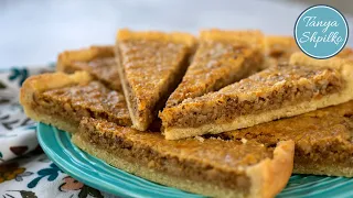 Банка Сгущенки + Орехи = Вкуснейший Карамельный Пирог  | Walnut Caramel Tart | Tanya Shpilko