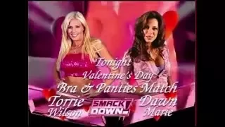 720pHD: WWE SmackDown! 02.13.03: Torrie Wilson vs Dawn Marie (Bra & Panties Match Promo)