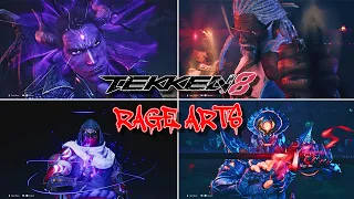 The Ultimate Power: Tekken 8's 32 Characters' Rage Arts