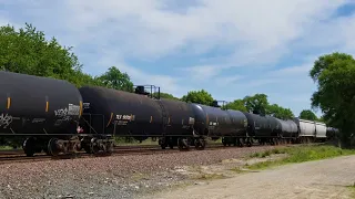 Freight train at Dunlap, Indiana. June 6, 2018