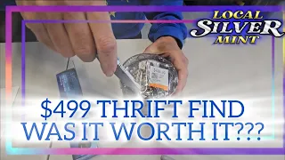 THRIFT STORE GOLD & SILVER?  IS IT WORTH IT?  #THRIFTSTORE #THRIFT #SILVER #GOLD