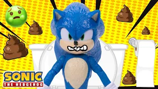 The Sonic House Episode 1 - Sonic in the Bathroom - Sonic the Hedgehog Stop Motion Adventures