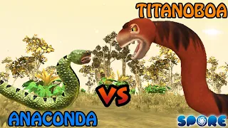 Anaconda vs Titanoboa | Modern vs Prehistoric [S2E3] | SPORE