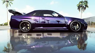 MIDNIGHT PURPLE SKYLINE GTR R-34 BUILD On Need for Speed Heat