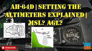 DCS World | AH-64D | Setting Altimeter Explained | MSL? AGL?