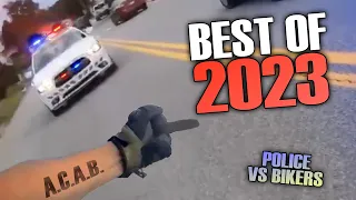 BIKERS VS COPS - Motorcycle Police Chase Compilation 2023