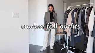 MODEST OUTFIT IDEAS | 11 fall modest looks!