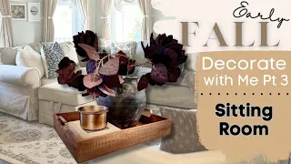 Early Fall Decorate with Me 2023 | Fall Sitting Room Decorating Ideas | Family Room