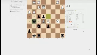 Шахматы онлайн с компьютером.  Против 2200