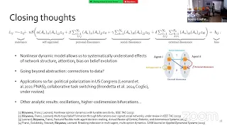 Nonlinear Dynamics of Beliefs over Social Networks