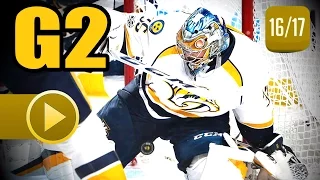 Nashville Predators vs Chicago Blackhawks. 2017 NHL Playoffs. Round 1. Game 2. 04.15.2017 (HD)