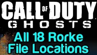 COD Ghosts Rorke File Locations Guide (Call of Duty Rorke Intel Locations Audiophile Achievement)