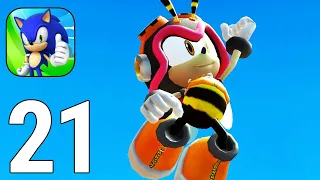 Sonic Dash - Endless Runner Gameplay Walkthrough Part 21 - Charmy Characters [iOS/Android Games]