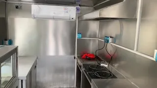 5m yellow food trailer Food truck ! whatsapp 86-18203691035