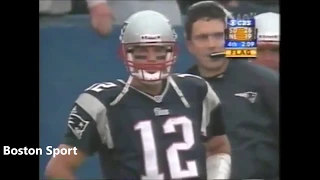 Tom Brady - First Career 4th Quarter Comeback & Game Winning Drive - Patriots vs Chargers (2001)