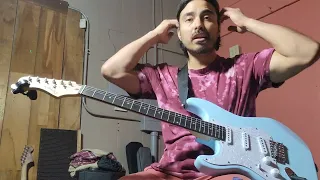 I suck at guitar reviews read the description for more info - ashthorpe electric guitar strat style