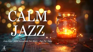 Calm Sleep Jazz Night Music - Relaxing Saxophone Jazz Music - Smooth Jazz for Sleep, Work, Study,