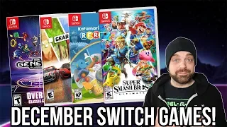 BEST Upcoming Nintendo Switch Games for December! | RGT 85