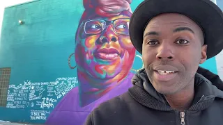 I Made the Local News in Denver for my Teacher Tribute Mural