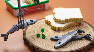 I Ate Every LEGO Survival Food in Real Life! Catch & Cook for Forest Survival Compilation