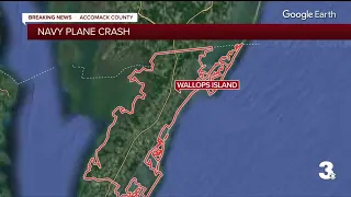 Navy plane crash in Accomack County