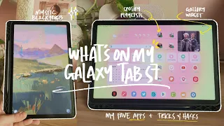 what's on my galaxy tab s7 + favorite apps and tricks