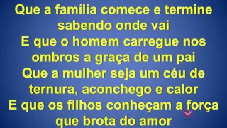 ABENÇOA SENHOR AS FAMÍLIAS AMEM  -Milton Cardoso