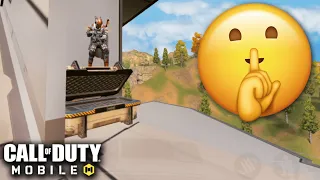 THESE SECRET SPOTS on FLOATING PLATFORM will MAKE YOU BETTER! | CALL OF DUTY MOBILE | SOLO VS SQUADS