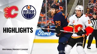 NHL Highlights | Flames @ Oilers 12/27/19