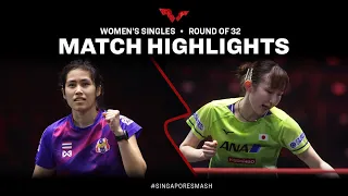 Suthasini Sawettabut vs Hina Hayata | WS R32 | Singapore Smash 2023