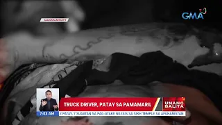 Truck driver, patay sa pamamaril | UB