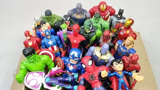 SUPERMAN VS SPIDERMAN VS HULK VS IRONMAN VS CAPTAIN AMERICA VS VENOM SUPERHERO AVENGERS UNBOXING