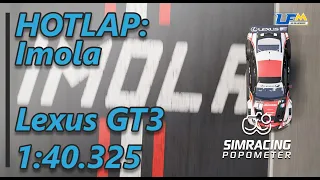 HOTLAP: Lexus GT3 - Imola - 1:40.3 + Data Pack - Assetto Corsa Competizione