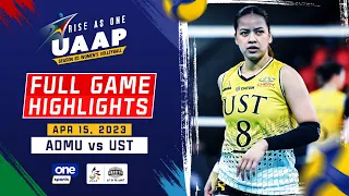 UST vs. ADMU round 2 highlights | UAAP Season 85 Women's Volleyball - Apr. 15, 2023