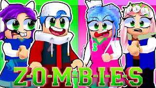 We Play Disney Zombies Roleplay In Roblox! (Zombies VS Cheerleaders)