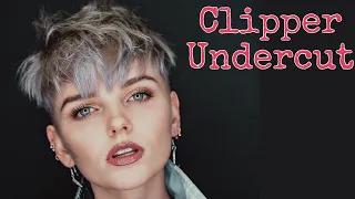 CLIPPER UNDERCUT TUTORIAL - BEST SHORT HAIRCUT VIDEO