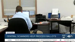 Central scanners help process ballots